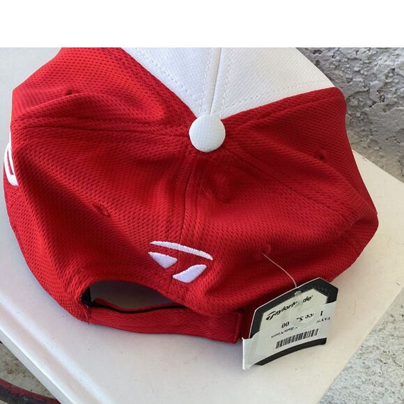 NWT TaylorMade Golf Hat - Red, White & Black with UV Protection - Picture 4 of 6